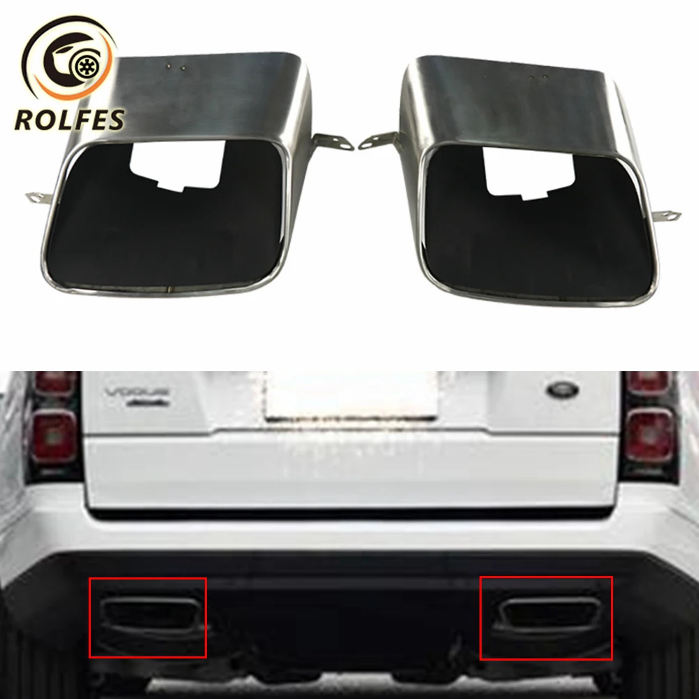 

ROLFES Exhaust Tips For Range Rover Vogue L405 2018 2019 2020 2021 2022 Rear Exhaust Tail Throat Pipe Muffler Tip Replace Nozzle