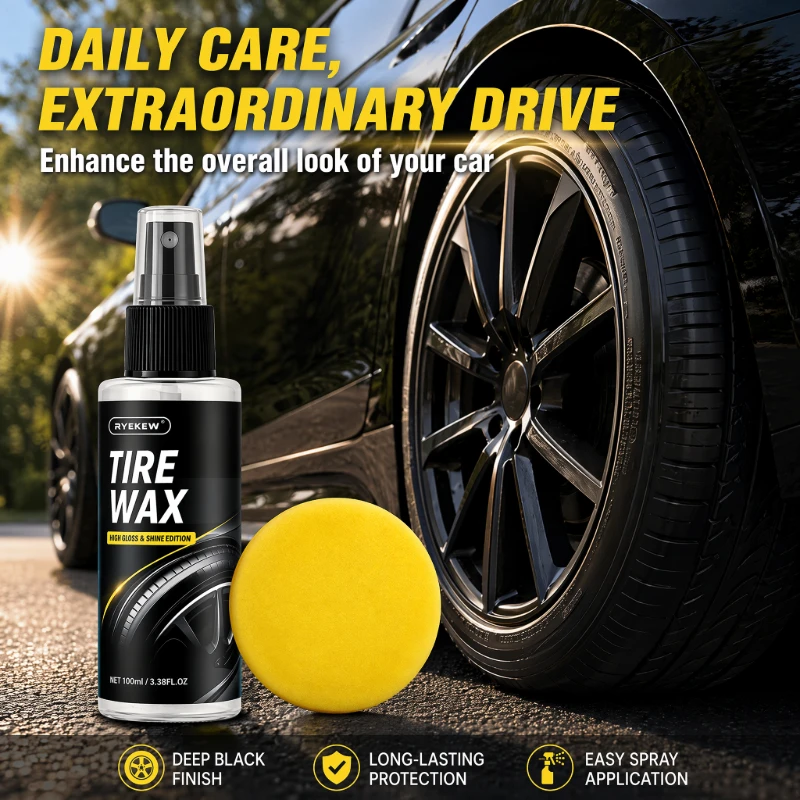 สเปรย์เคลือบเงายางรถยนต์, น้ำย - Tire Shine Spray Sealant บทวิจารณ์และราคา