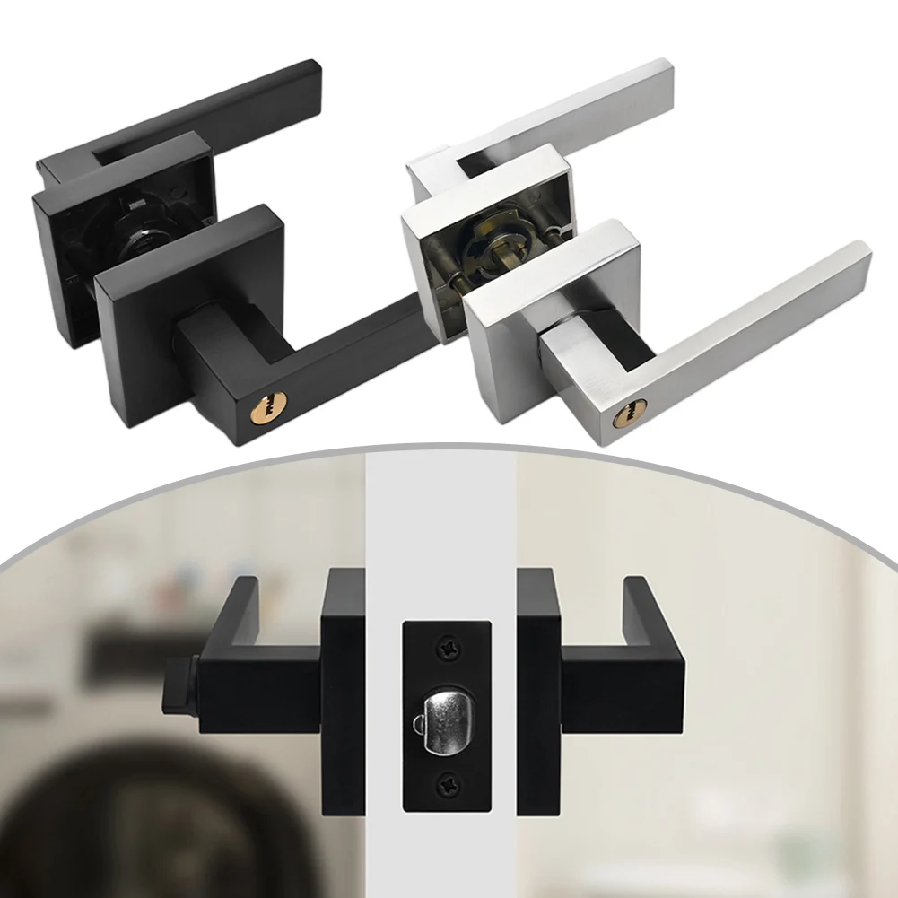 Lock Body Door Handle Lock Plastic Steel Door Hole Distance Mm Core Lock Body Mm Adjustable Lock Cylinder Door Handle Lock