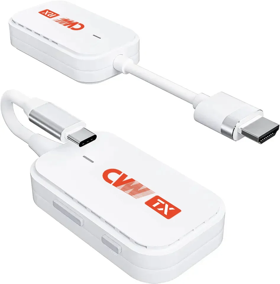 

CVW 4K 30Hz HDMI Wireless Extender 50 Meters USB-C Adapter Converter Audio Video Accessory TV Monitor Wireless Transmitter