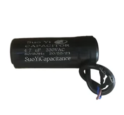 330V CD60 47uF  start capacitor for refrigerator compressor for refrigerator rreezer compressor phenolic resin