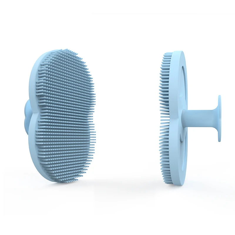 Brosse nettoyante en silicone pour le visage, poignée coordonnante, épurateur de visage, bain de massage, livres