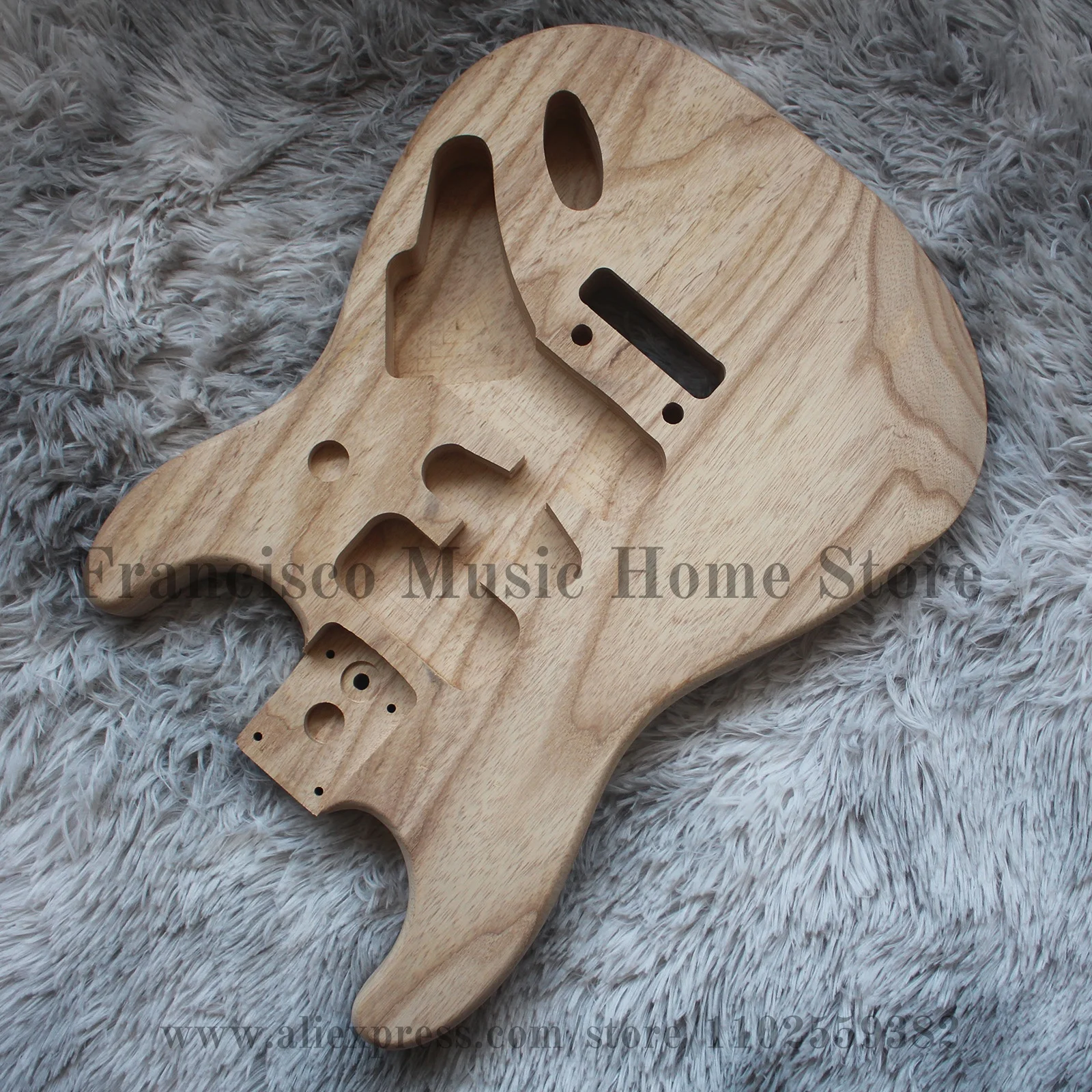Polished Ash St Electric Guitar Body Alder Wood Deluxe Series Master Handmade Guitar