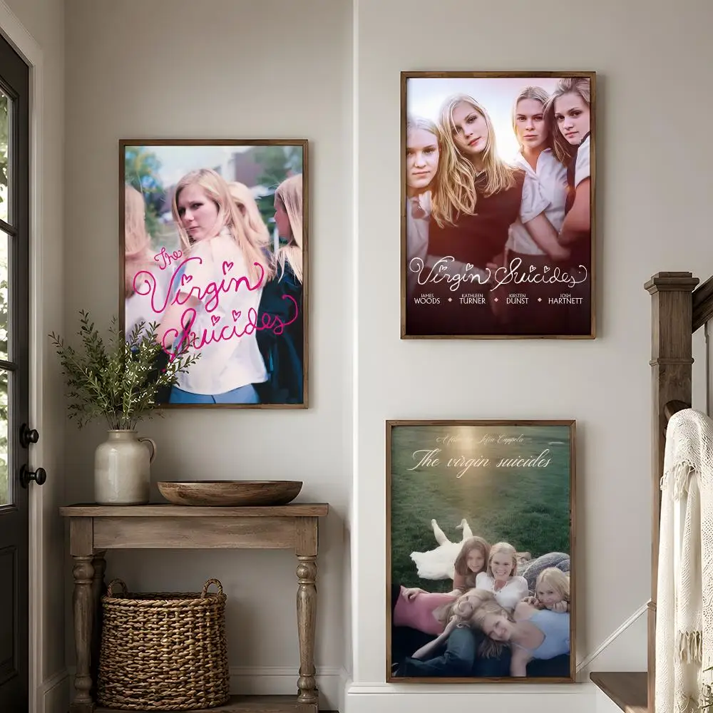 Movie The V-Virgin Suicides Poster Modern And Elegant Wall Stickers For Home Decor Living Room Dormitory Wall Art