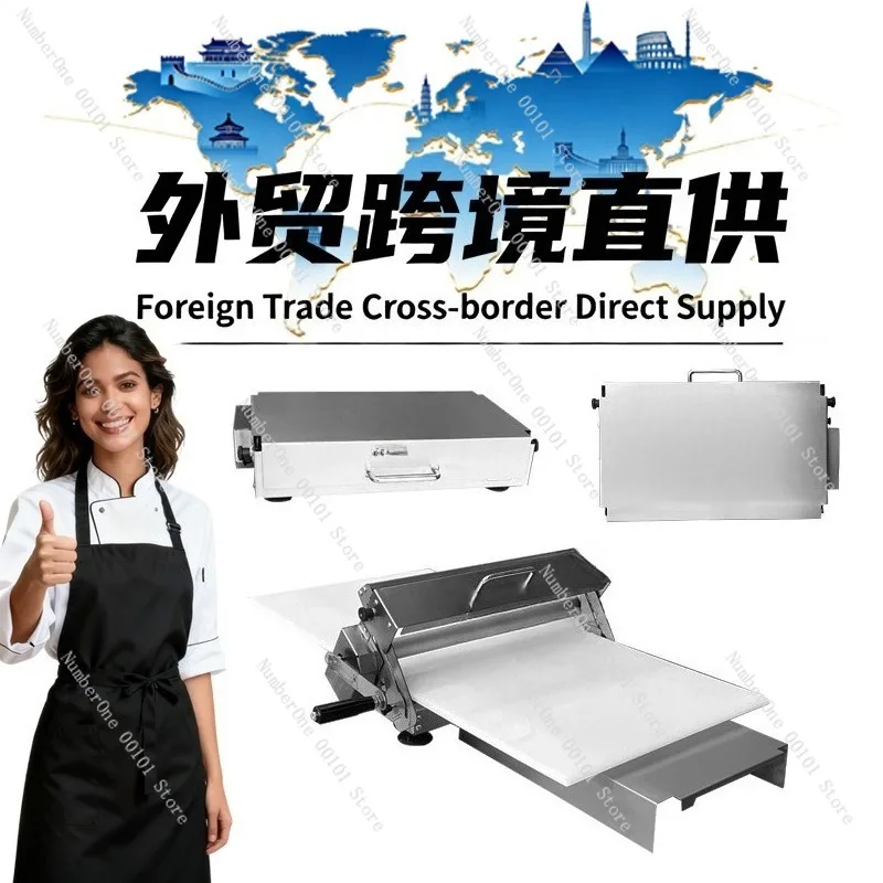 Premium Manual Dough Sheeter Folding Pastry Laminating Machine Commercial Home Street Stall Use Danish Pastry Egg Tart Puff