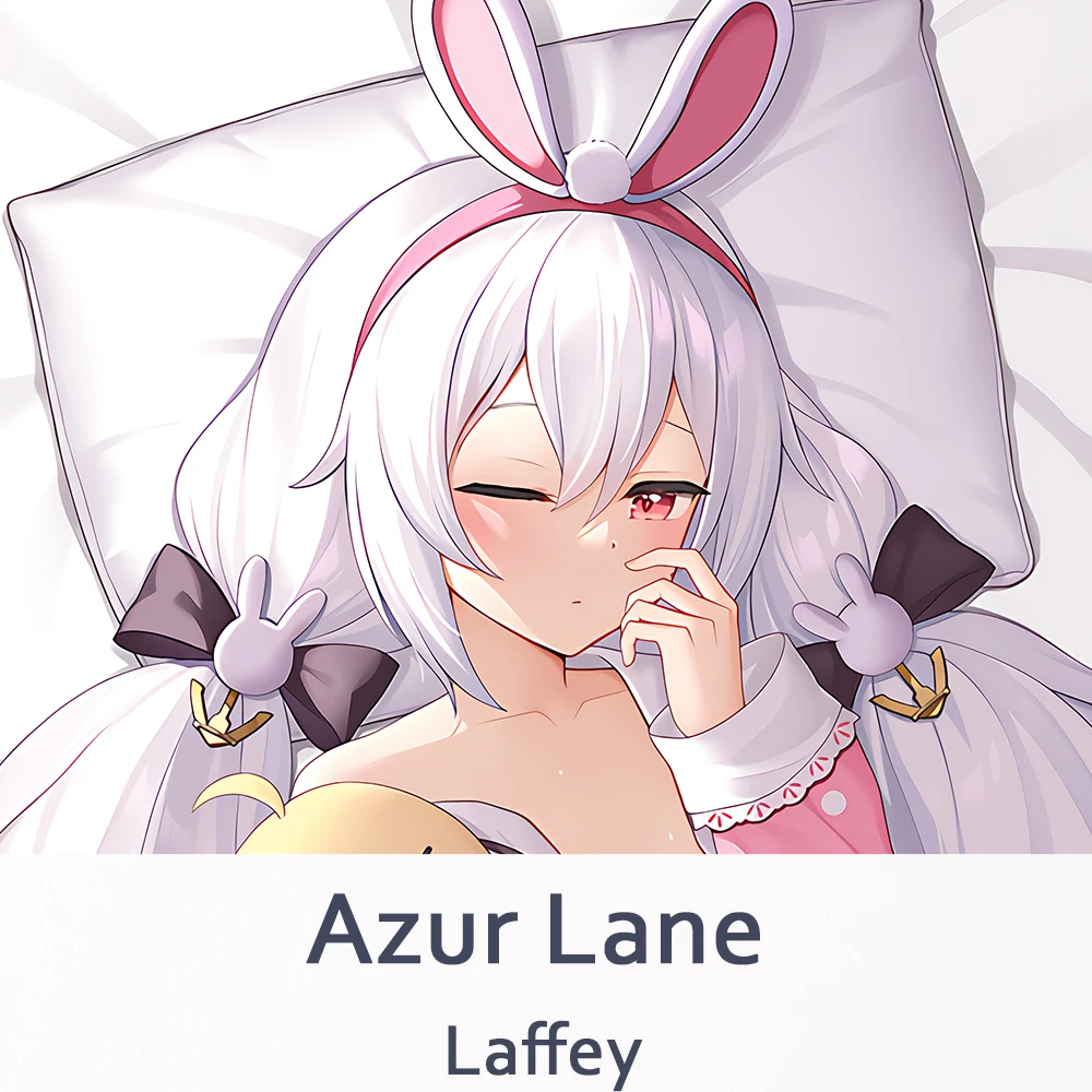 Dakimakura Azur Lane Laffey Full Body Pillow Anime Otaku Pillowcase Game Throw Cushion Cover Bed Decor Gift