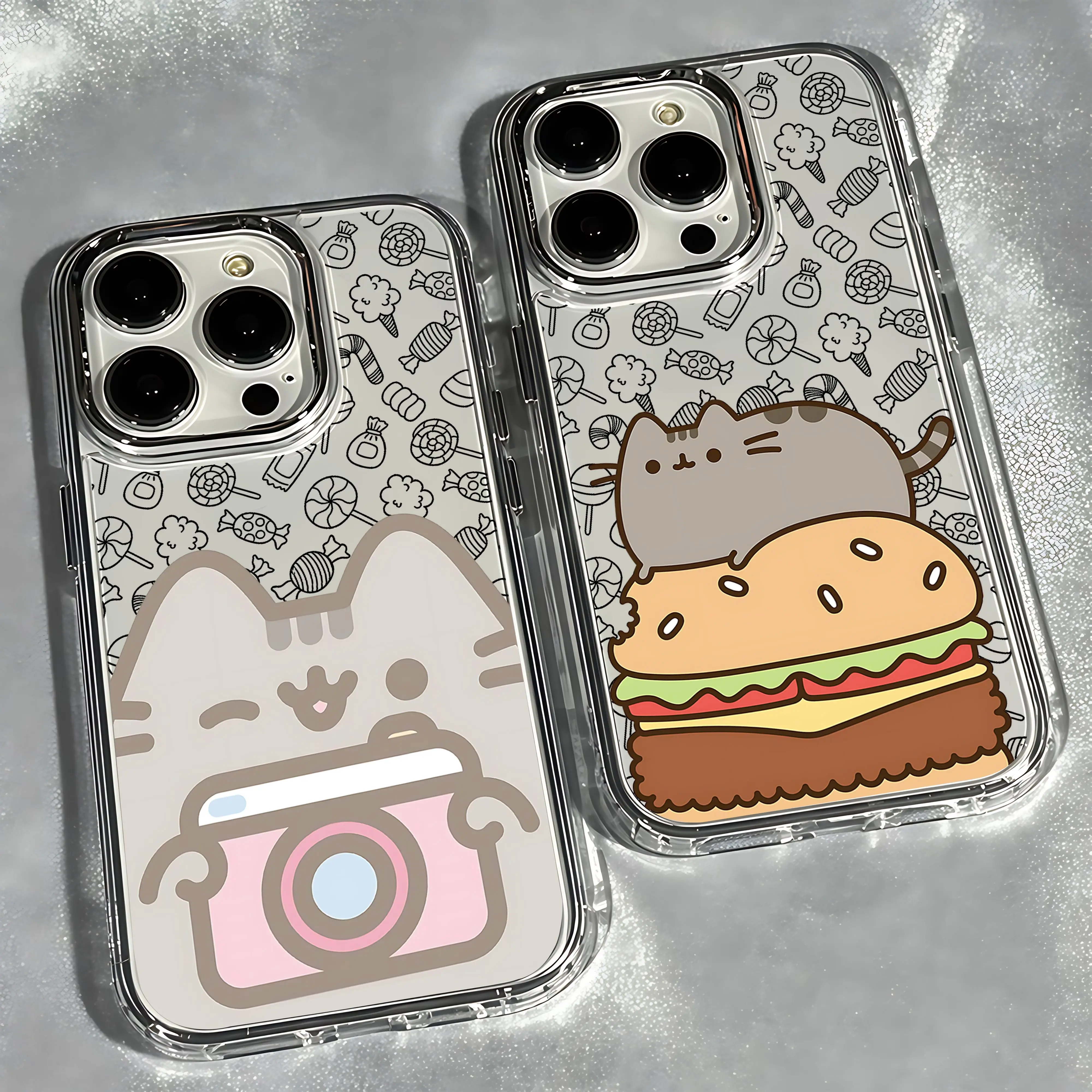 P-Pusheens Cat Phone Case for Samsung Galaxy A57 A56 A36 A26 A06 A55 A35 A16 A54 A34 A25 A24 A15 A14 A05S A05 A73 A53 A33 4G 5G