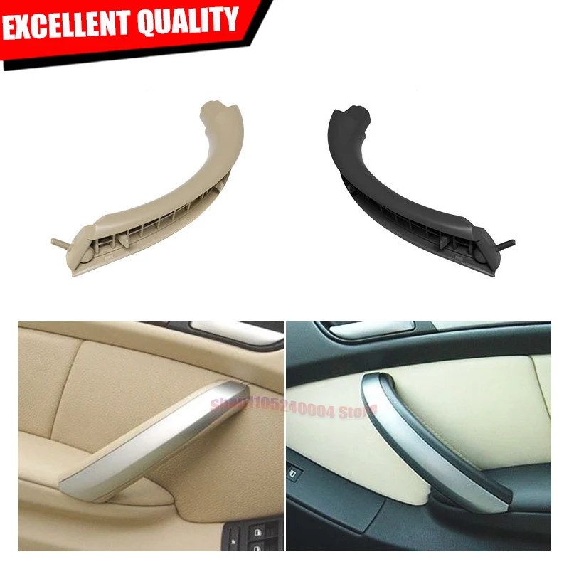 For BMW X5 E53 2000-2006 Left Right Front Door Inner Handle Armrest Assembly 51417122201 51417122202