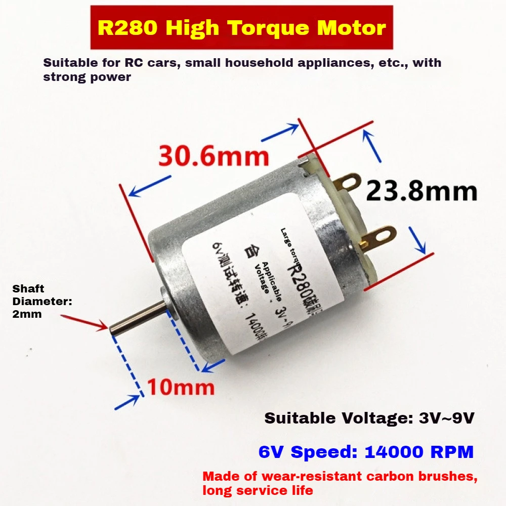 1PCS R280 High-Torq…