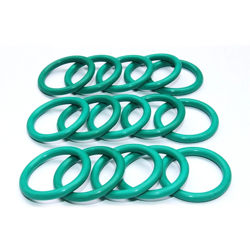 1pc 235x5 235*5 240x5 240*5 245x5 245*5 OD*Thickness Green Fluoro FKM Fluorine Rubber O-Ring Washer Grommet Seal O Ring Gasket