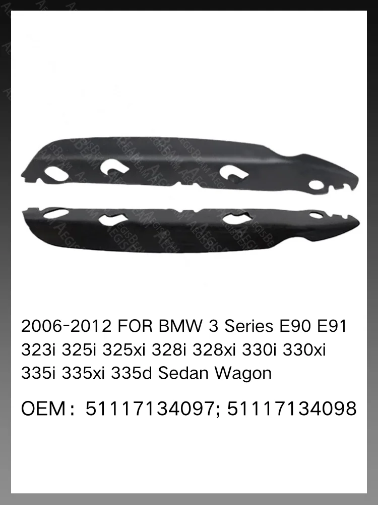 Front Bumper Retainer Bracket Spacer Support FOR BMW 3 Series E90 E91 323i 325i 325xi 328i 328xi 330i 330xi 335i 51117134097
