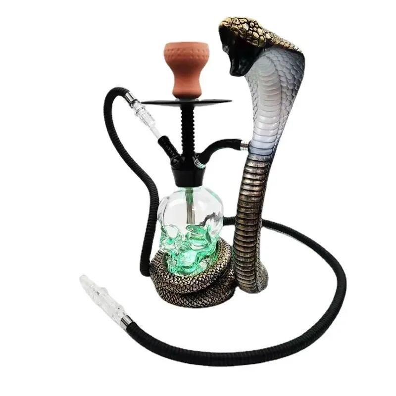 

Shisha arabic, craft resin molded cobra hookah, pub hookah