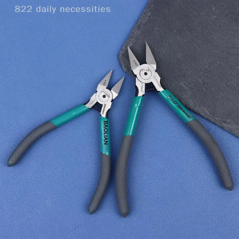 Industrial Grade Electrician Small Diagonal Pliers High Hardness Sharp Side Mouth Manual Tool for Plumbers And Craftsmen