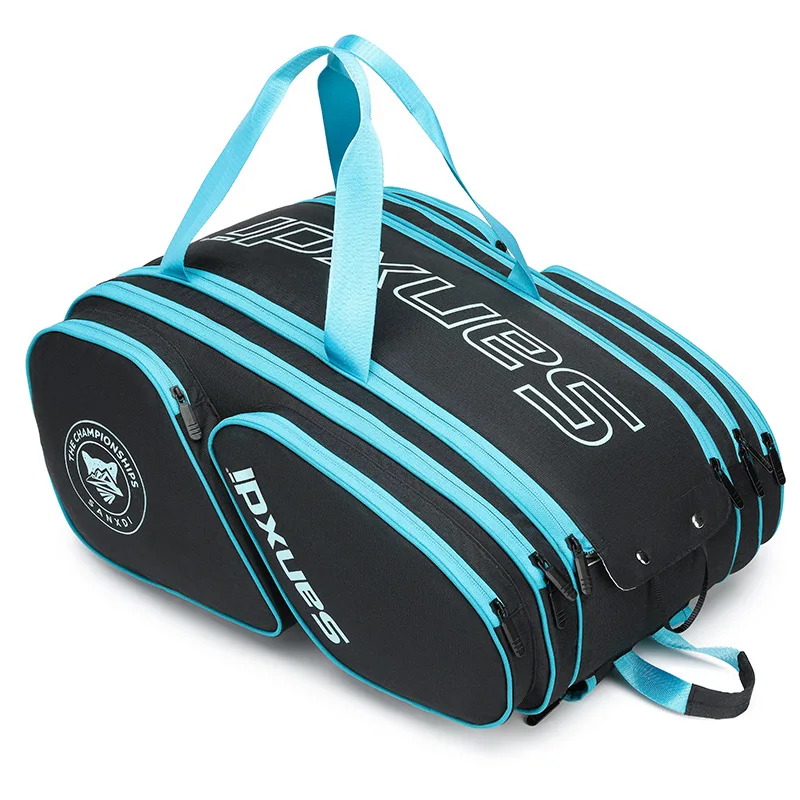 Unisex Travel Tennis Racket Bag Outdoor Double Shoulder Pickleball Bag Sports Fitness Fans Supplies Yoga Equipment Accessories