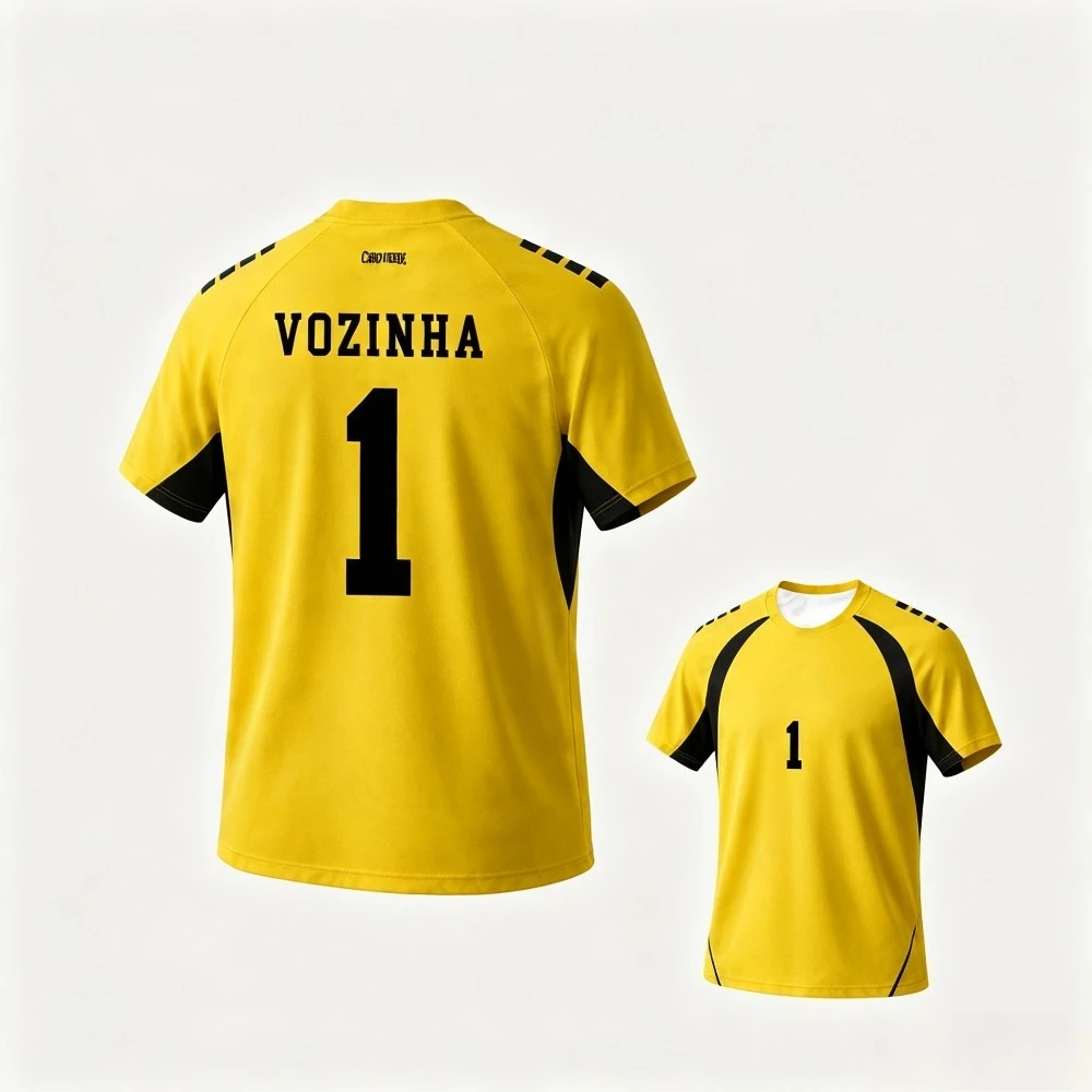 2026 Cape Verde No.1 Printed T-shirt Summer Breathable Mesh Quick Drying Casual Outdoor Football Sports Short Sleeve for Unisex