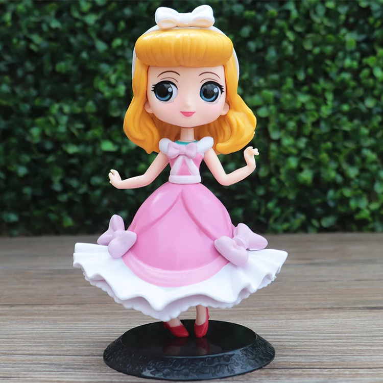 Q Posket Niedliche Große Augen Rapunzel Jenny Meerjungfrau Prinzessin PVC Anime-Puppen Sammlerversion Modell Spielzeug Geburtstagsgeschenk – Detail 9