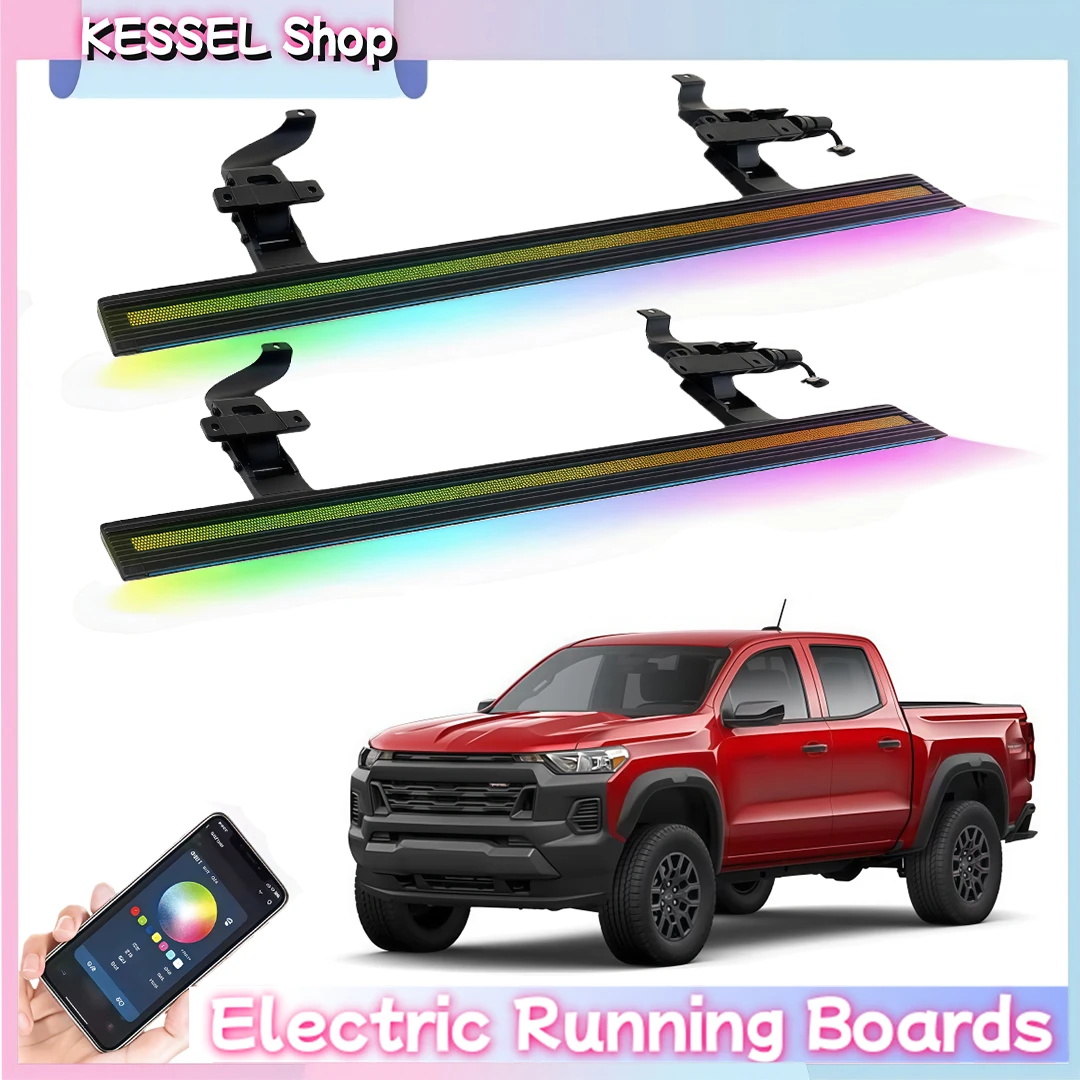 

Выдвижные электрические подножки с LED-подсветкой для Chevrolet Colorado 2023-2026