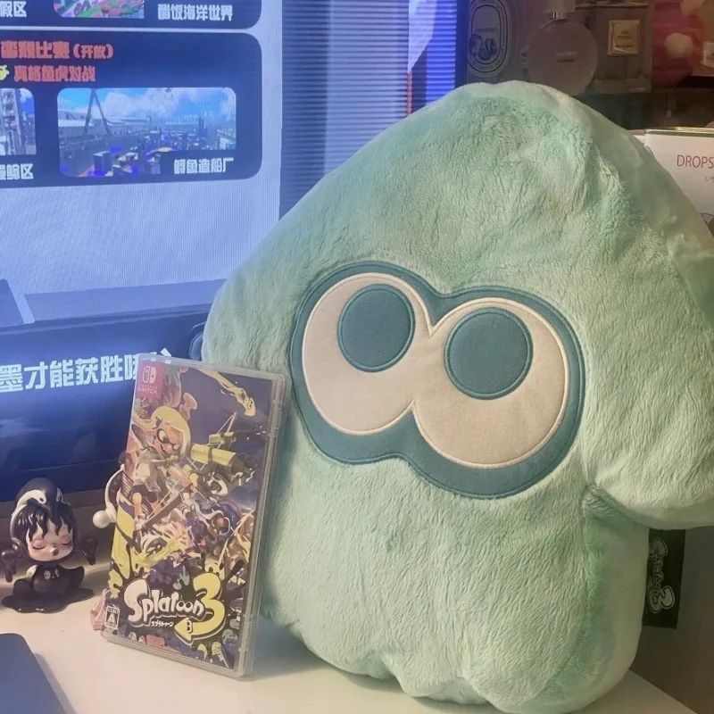 Game Splatoon 3 Squid Octopus Throw Cute Inkling Plush Pillow Office Sofa Nap Cushion Cosplay Prop Accessories Doujin Gifts