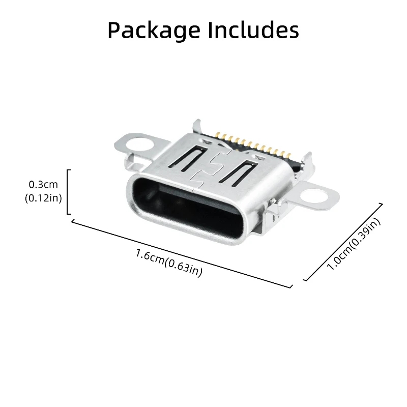 Port de charge pour commutateur NS OLED, port de charge USB, lot de prises pour commutateur, connecteur d'alimentation de console OLED, port de prise de type C, 1-10 pièces