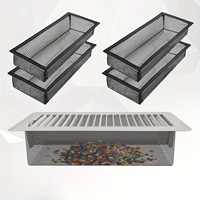 2pcs/4pcs Air Vent Screen Mesh Covers - Floor Register Vent Cover Filter Net Catcher Filter Hoods for Home