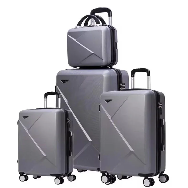 Formsia Spinner ABS Travel Suitcase Set Hardside Trolley Case Luggage Sets 3pcs