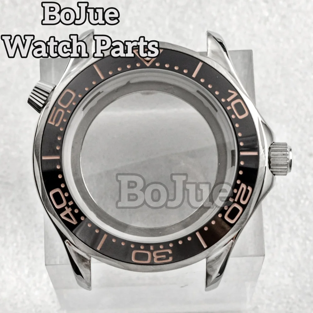 

Высококачественный корпус часов с ремешком, циферблат из нержавеющей стали 316L для Seamaster 300 Seiko NH35 NH36, механизм с сапфировым стеклом, водонепроницаемый корпус 100 м