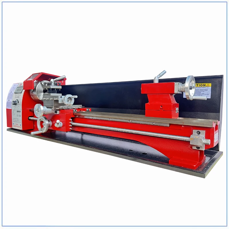 【Hot】Brushless Motor Precision Mini Metal Lathe1100W Metric and Inch Thread Mini Lathe Machine  FL2180V