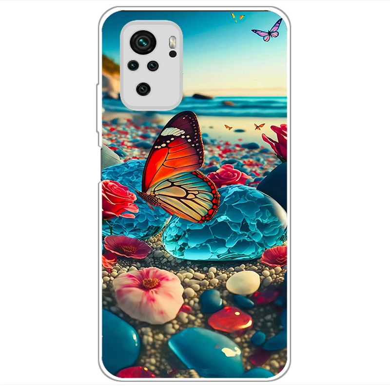 For Redmi Note 10 Pro Case Cover Phone Cases For Xiaomi Redmi Note 10S 10 S Soft Silicone Bumper for Redmi Note 10 Pro Note10 4G