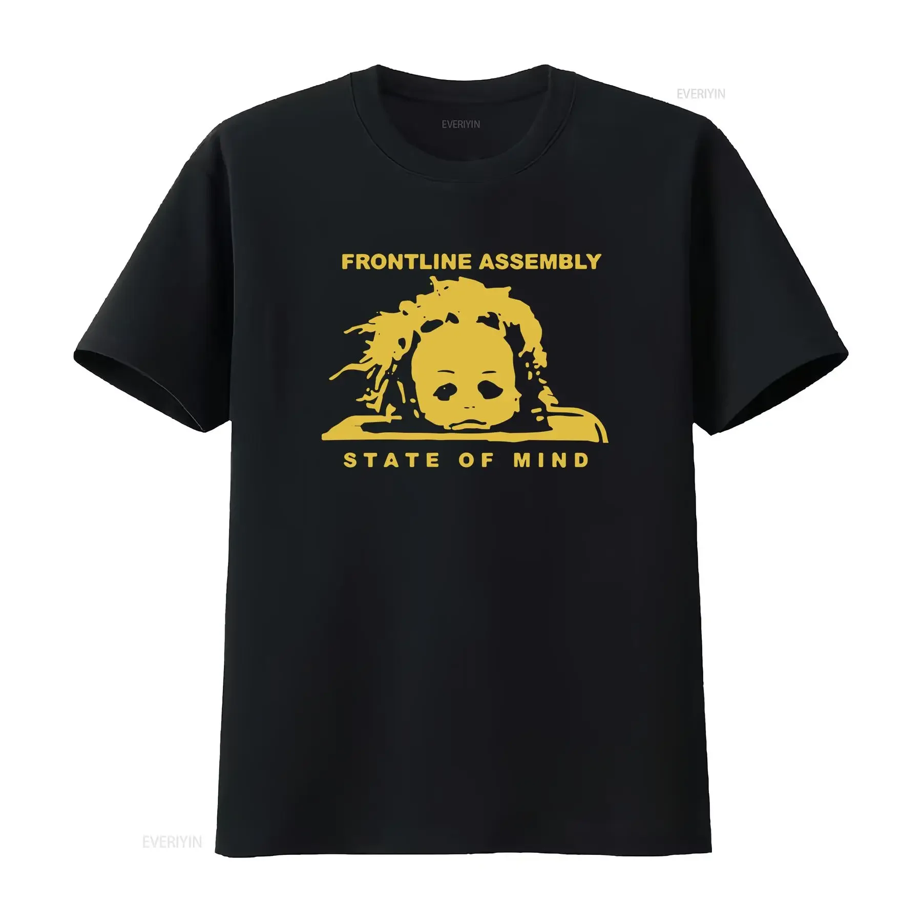New Front Line Assembly State of Maind Classic MAN WOMAN T Shirt SIze S 5XL vintage Washed fashion Stylish streetwear