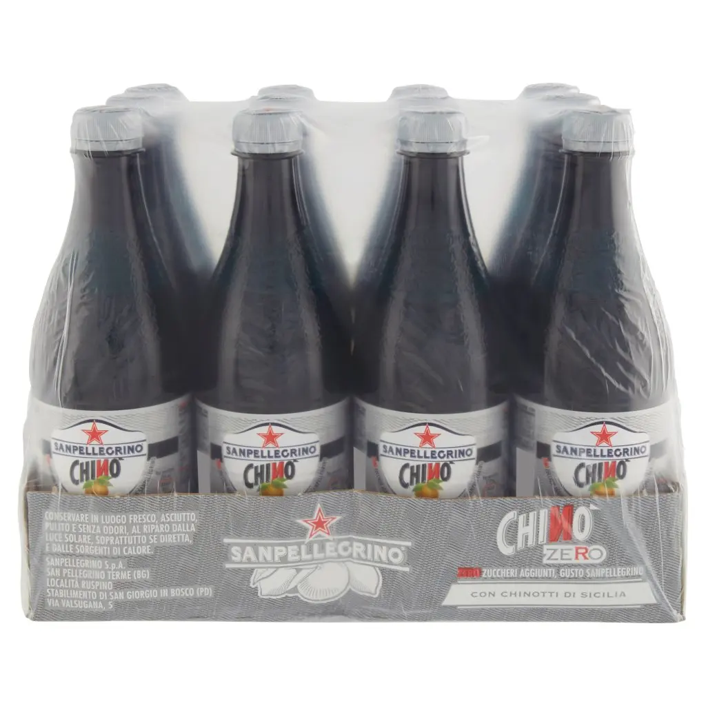 Chinotto Null Bitterorange kohlensäure haltiges Getränk 12x750ml-san pellegrino