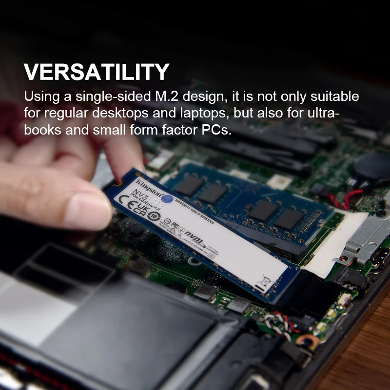 Kingston NV3 SSD PCIe 4.0 Gen 4x4 500GB 1TB 2TB Up to 6000Mb/s M.2