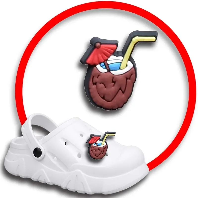 

Candy Vegetarian Shoe Charms for Crocs Sandals Women Clogs Pins Shoe Decorations Accessory Men Badges Kids Shoes Accessories