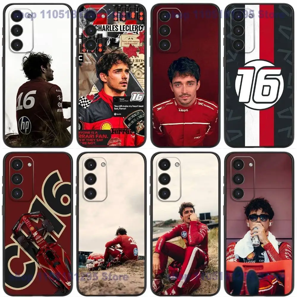 

Tofosi C- Charles Leclerc 16 Phone Case For Samsung Galaxy A32,21s,22,31,52,53,72,73,Note20,8,9,10 Soft Silicone Black Cover