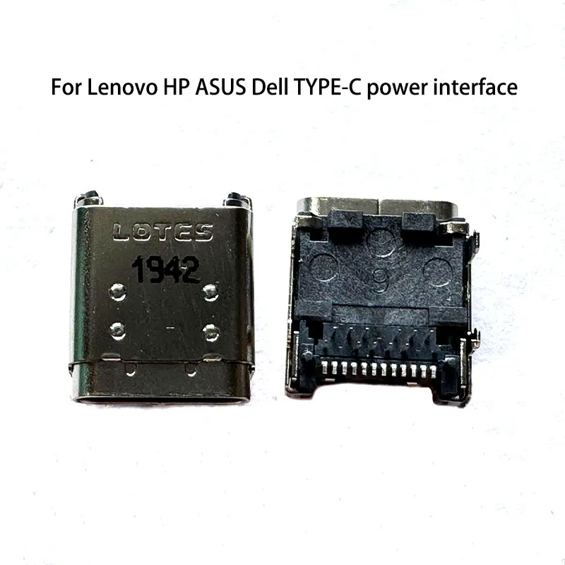 1PC For Lenovo HP ASUS Dell TYPE-C Power Interface TYPE-C Female Socket Thickened 3.1 C Charging Port 12 24 Pin 4 Feet DIP SMD