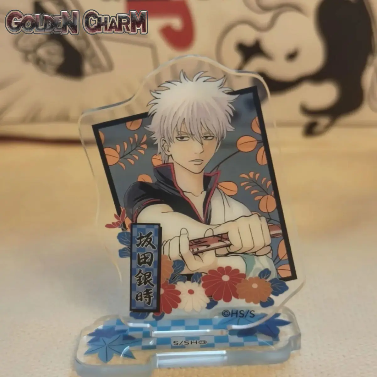 Sakata Gintoki Gift Toy Figures Acrylic Stand Huacheng Anime Model Action Figure Ornament Accessories Models GINTAMA