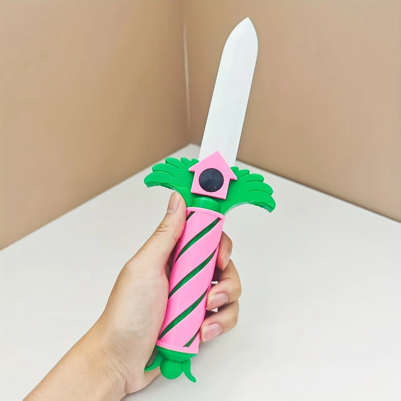 

3D Printed Squid Short Sword Home Decor Durable Plastic Exquisite Design Unique Home Decor Colorful Matching Home Decor