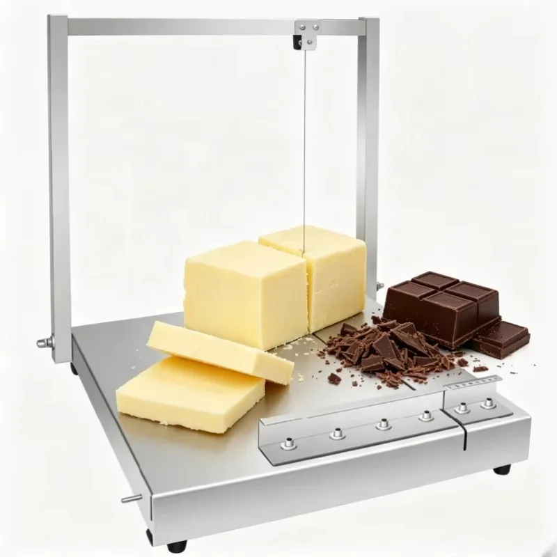 Professional 304 Stainless Steel Butter Slicer Cutter for Chocolate Cheese and Butter Block Cutting Tool