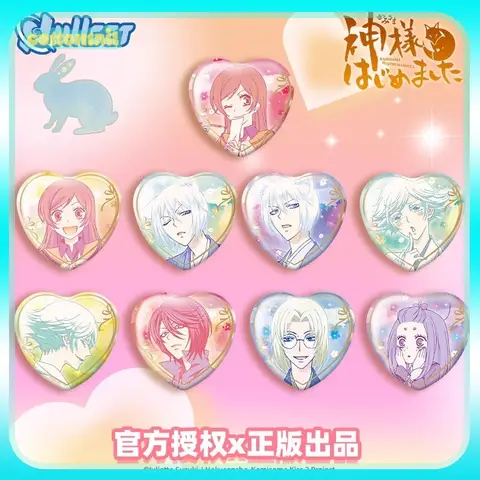 Original Nullset Kamisama Kiss Badge Blind Pack Heart-Shaped Series Nanami Tomoe Anime Peripheral  Acg Decoration Girl For Gift