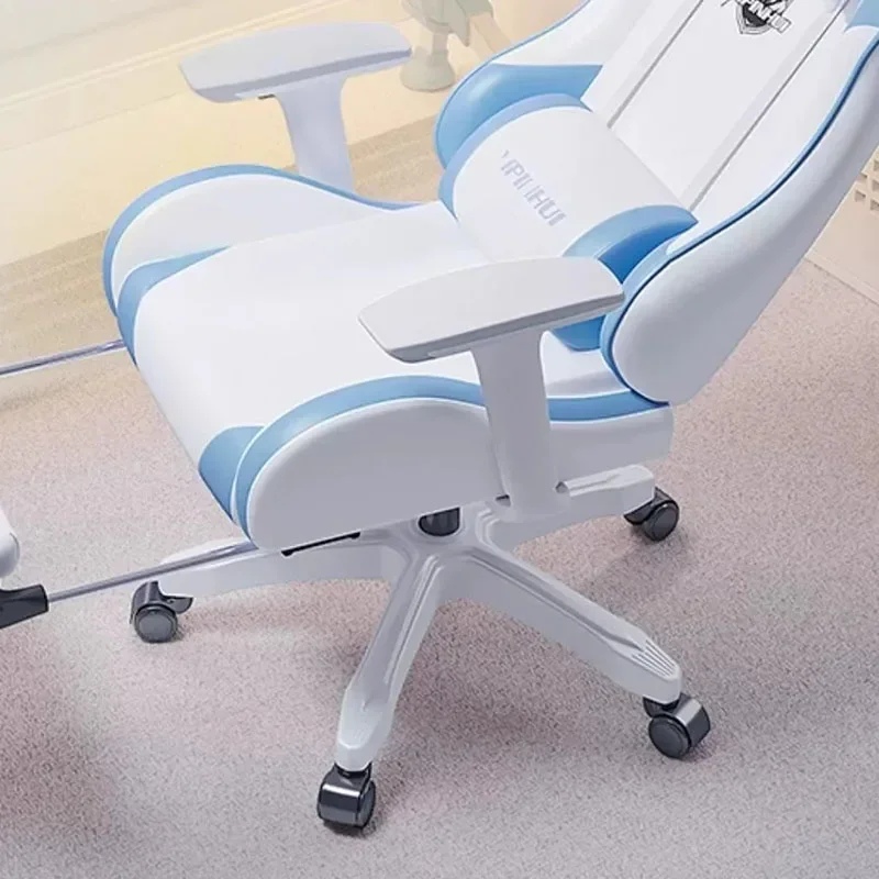 Luxury Feet Support Gaming Chair Ergonomic Neck Pillow Modern Cute Office Chair Bedroom Relax Chaise De Bureaux Office Furniture