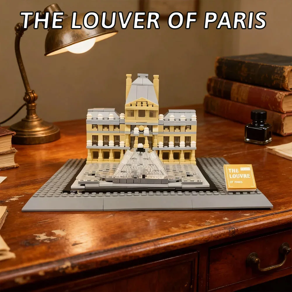 

Креативный набор строительных блоков с видом на улицу, украшение для комнаты, коллекции MOC для энтузиастов, идеальный Новый год, подарки на Рождество и день рождения