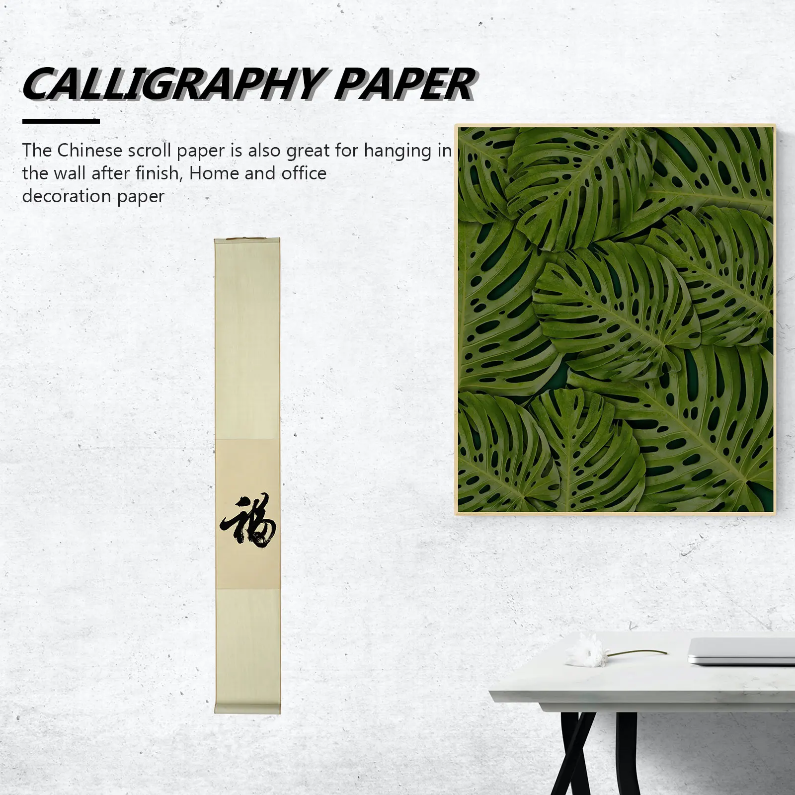 

1pc Blank Hanging Painting For Calligraphy Art Scroll Calligraphy Practicing Paper Chinese Scroll Paper Diy Drawing Supply