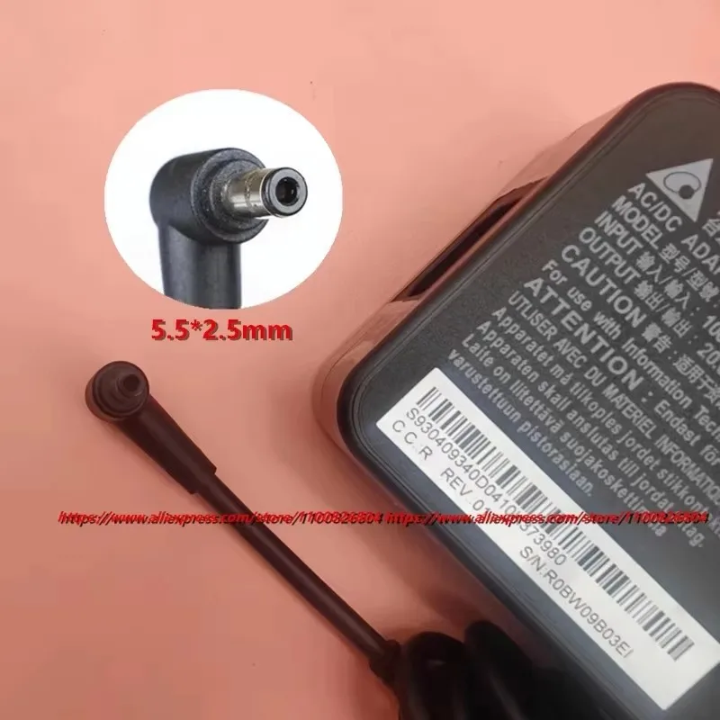 Adaptador de CA Delta genuino 20V 14A 280W cargador de ordenador portátil ADP-280BB B con punta de 5,5x2,5mm fuente de alimentación para juegos A18-280P1A A280A005P