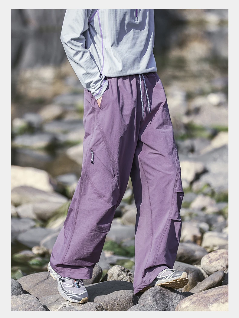 Unisex Loose Fit Hiking Pants with Utility Pockets