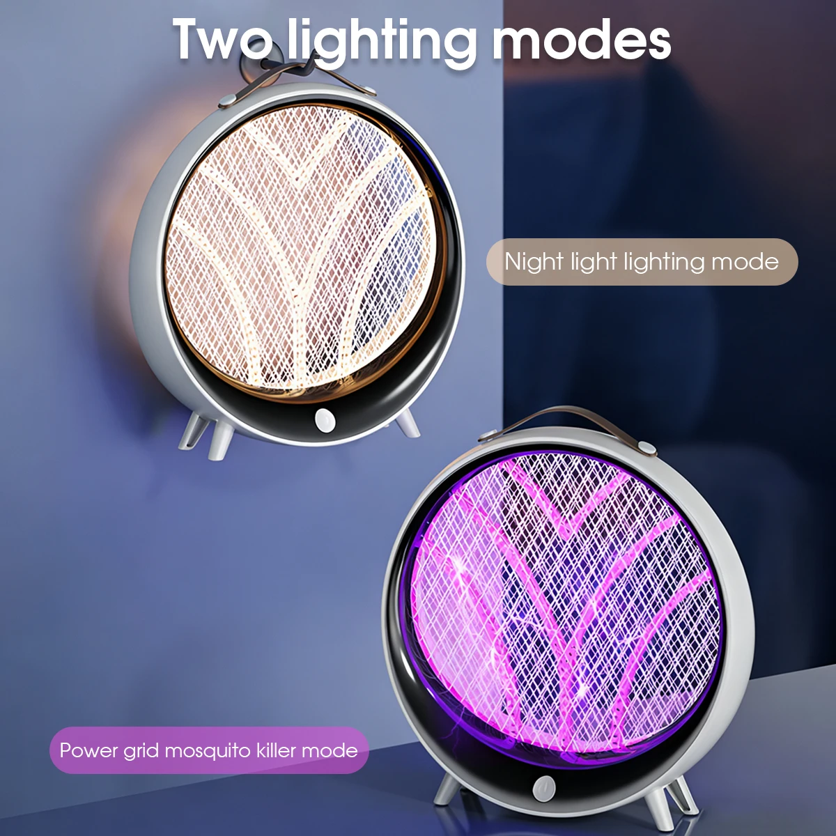 Rechargeable Mosquito Killer Lamp, Outdoor Purple Light Mosquito Trap, Indoor and Outdoor Mosquito Killer Device image 6