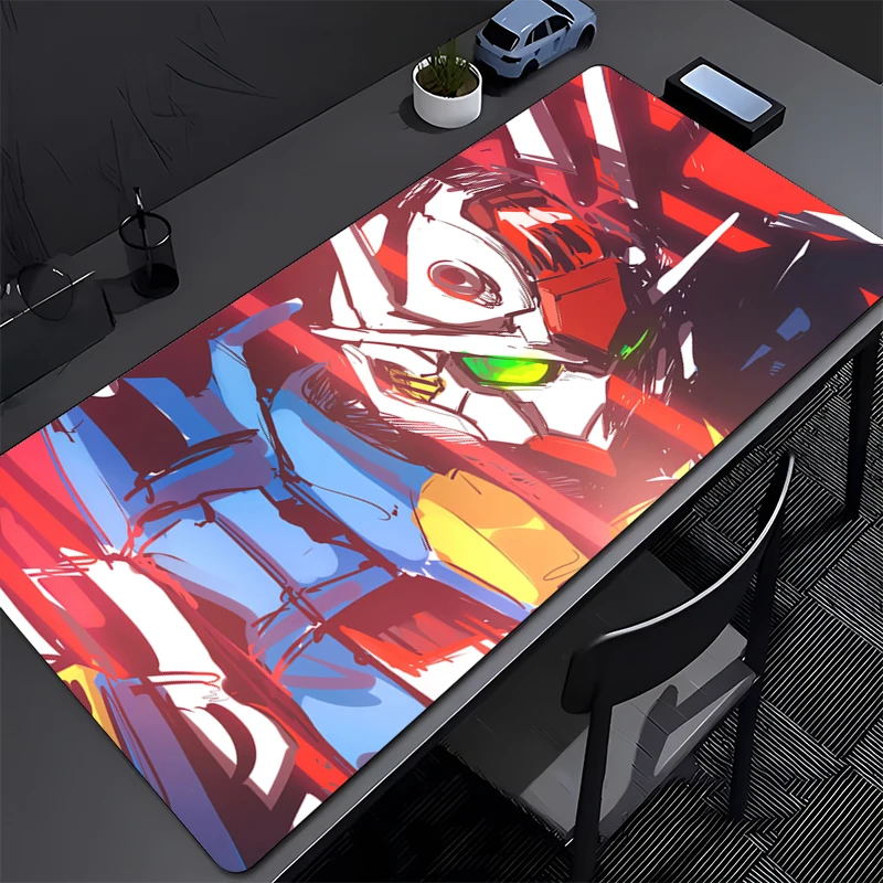 

Gaming Mouse Pad Mechanical Warrior Gundam Aerial Gamer Computer Accessories Keyboard Table Mat Mousepad Desk mat Large Mousepad