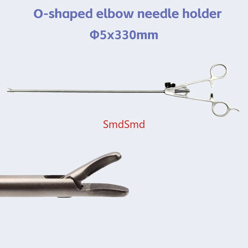 Laparoscopic needle holders come in curved - head and straight - head types. They are medical instruments that can be sterilized