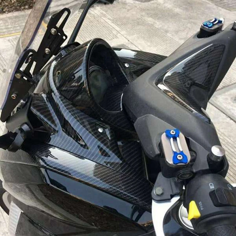 #68L (carbon fiber & black)For Yamaha NMAX155 125 150 2016-2019 Motorcycle Front Mask Cover,Automotive Parts & Accessories
