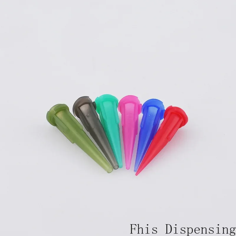 200pcs/pk Adhesive Dispensing Tip 14G-25G TT Tapered Needle Smoothflow Tapered Tips Glue Dispenser Part Epoxy Dispensing Part