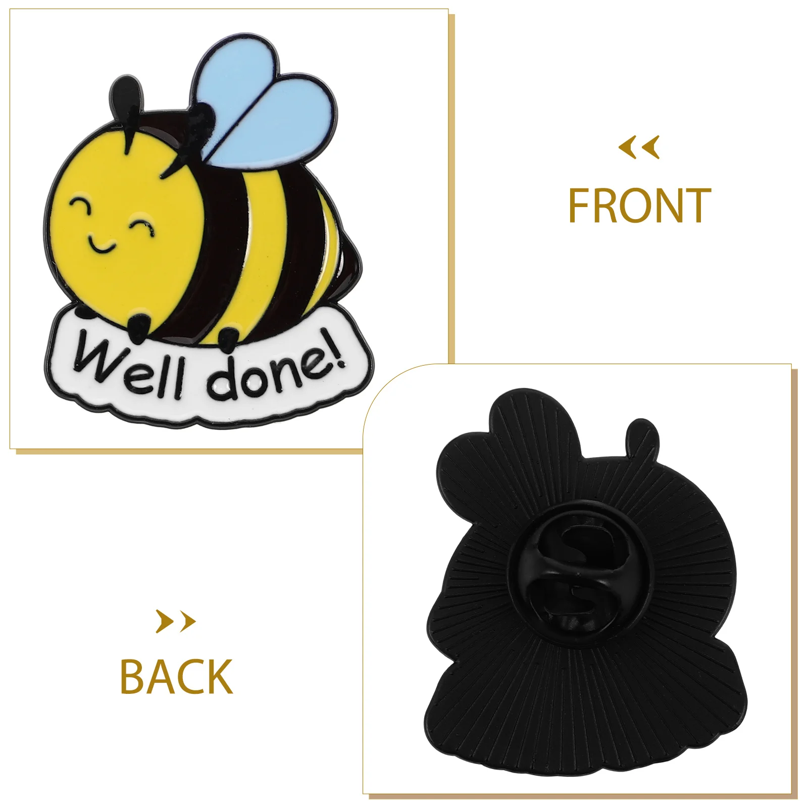 Bee Brooch Pins Jewelry for Women The Cat Charms Items Fashion Trendy Backpack Brooches