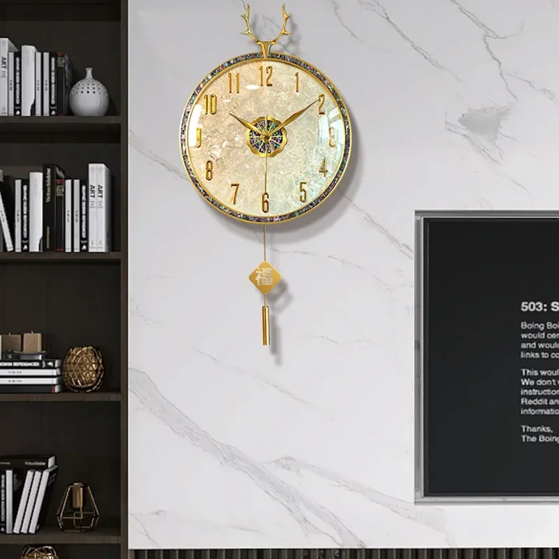 Large Luxury Wall Clocks Modern Cute Restaurant Nordic Fashion Wall Watch Creative Round Relogio De Parede Home Decoration